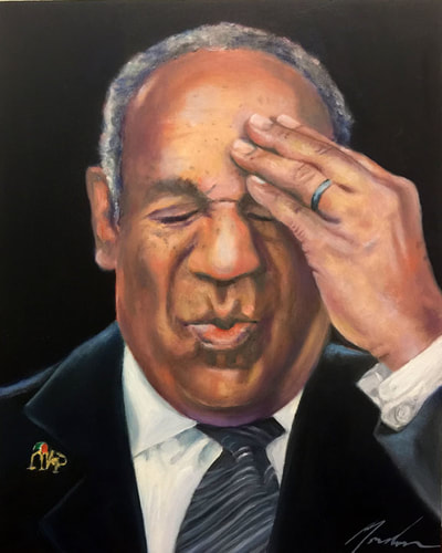 Bill Cosby oil portrait by Brenda Gordon