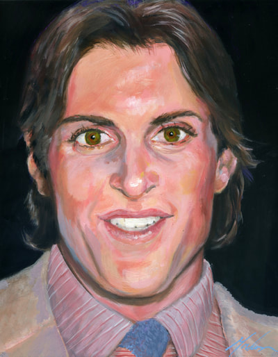 Bruce Jenner oil portrait by Brenda Gordon