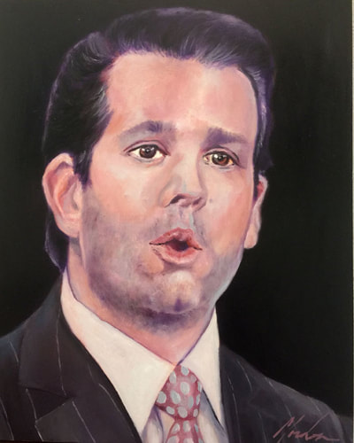 Donald Trump Jr. oil portrait by Brenda Gordon