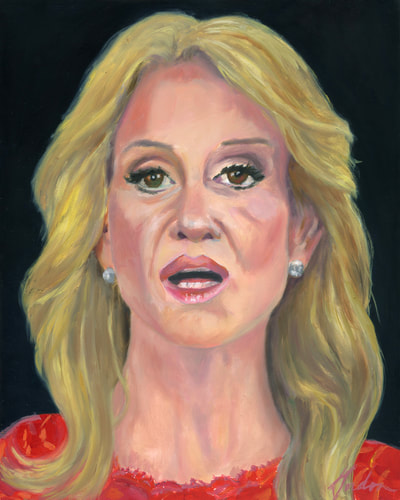 Kellyanne Conway oil portrait by Brenda Gordon 